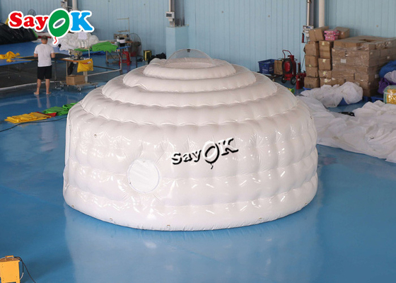 Tente gonflable à igloo Dôme 4,6m 15ft étanche à l'air Dôme de fête extérieur Tente gonflable de yourte