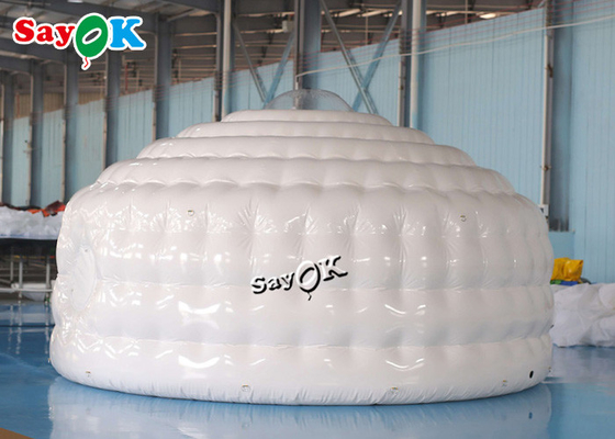 Tente gonflable à igloo Dôme 4,6m 15ft étanche à l'air Dôme de fête extérieur Tente gonflable de yourte