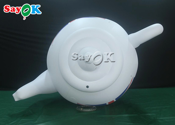 modèle gonflable de publicité 6.6ft blanc With Printing de théière scellé par air de 2m