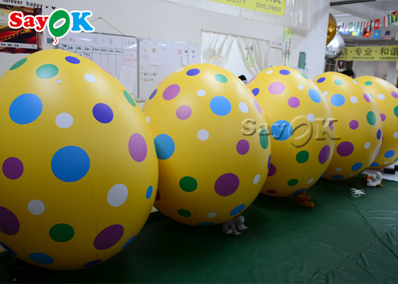 Les oeufs gonflables colorés d'oiseau de produits gonflables faits sur commande de décoration de Pâques forment le ballon