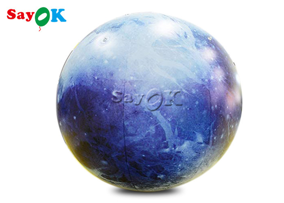 Adapté aux besoins du client 40 pouces de décoration de Pluton de ballon de allumage gonflable de planète