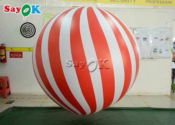 boules gonflables 5ft rouges de Noël de 1.5m pour la décoration de partie d'événement