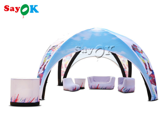 L'auvent gonflable de carnaval de tente de la publicité X de pelouse de salon commercial gonflable de tente gonflable sautent la tente d'auvent