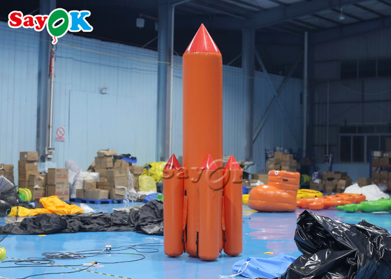 Jeu gonflable promotionnel de fusée d'explosion de jeux de sports gonflables géants de l'événement 5m
