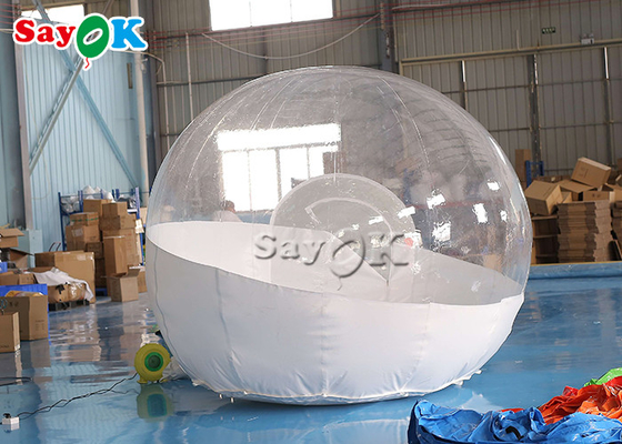 Dôme clair campant transparent gonflable de tente gonflable d'air d'événement de la tente 3x2.5mH 10x9ft avec le tunnel