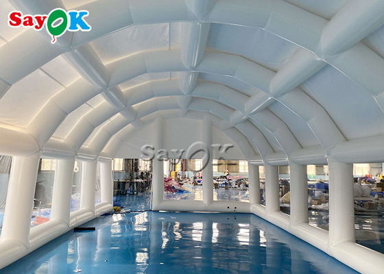 Dôme hermétique transparent de grande de la tente 0.55Mm de PVC tente gonflable gonflable d'air pour la couverture de piscine