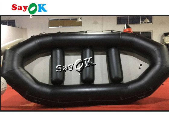 Bateau transportant par radeau en caoutchouc sport aquatique noir gonflable des bateaux 4.85m de PVC de GV de petit