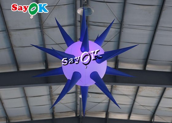 plafond de 1.5m 5ft accrochant l'étoile menée gonflable pour la décoration d'événement de partie d'étape de club