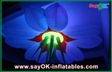 Fleur gonflable de décoration de forme de Varous avec la décoration gonflable légère d'éclairage