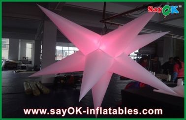 Étoile accrochante gonflable de lumière de la décoration LED d'événement de partie pour la publicité