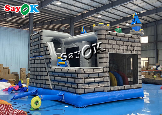 Glissière de Dino Stroll Inflatable Bounce House avec la boule Pit Pool