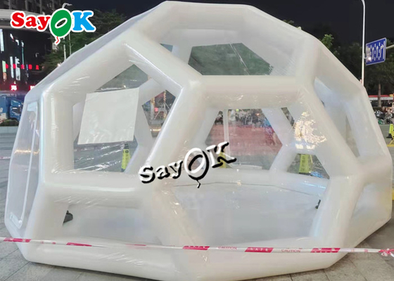 L'hôtel gonflable transparent de la tente 3x3m sautent la tente claire gonflable de bulle transparente pour des événements