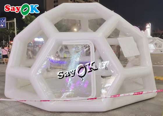 L'hôtel gonflable transparent de la tente 3x3m sautent la tente claire gonflable de bulle transparente pour des événements