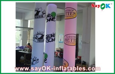 décoration gonflable d'éclairage LED de partie de 2m de pilier gonflable de colonne d'Advertsing