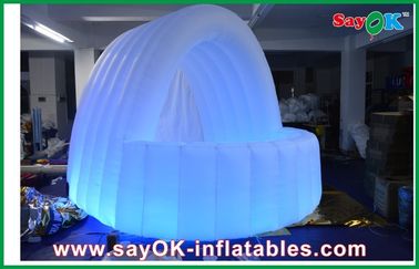 La tente gonflable extérieure d'exposition de PVC/tissu LED d'Oxford, a adapté la tente aux besoins du client gonflable de travail de compteur de barre de LED
