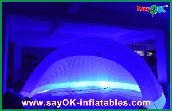 Tente gonflable LED personnalisée pour les fêtes / expositions Casque Tente gonflable de soirée