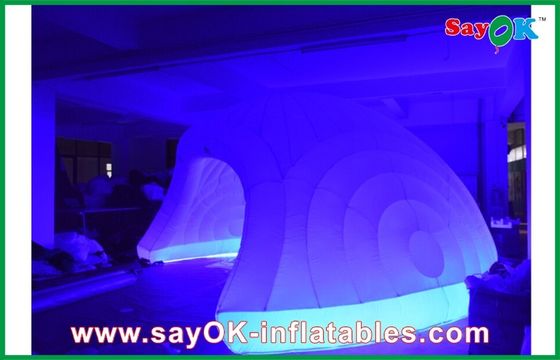 Tente gonflable LED personnalisée pour les fêtes / expositions Casque Tente gonflable de soirée