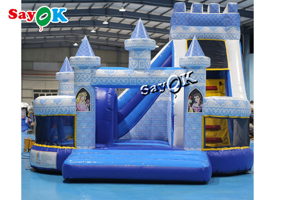 princesse 16.5ft bleue Bouncing Castle Commercial Hhouse sautant gonflable de 5m