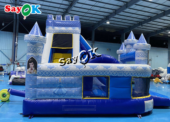 princesse 16.5ft bleue Bouncing Castle Commercial Hhouse sautant gonflable de 5m