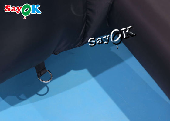 Tente gonflable extérieure ROHS 7.3m 24ft Tente gonflable noire avec porte