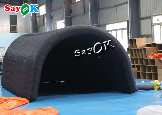 Tente gonflable 24ft noire gonflable de la Manche de la tente ROHS 7.3m d'air avec la porte