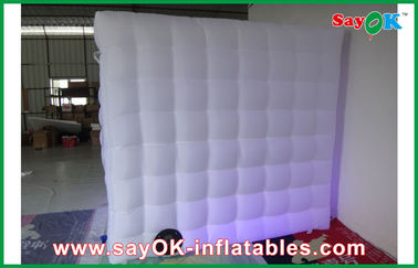 Tissu fort gonflable Photobooth, grande cabine gonflable du studio 2.4m Quadrate Oxford de photo de photo