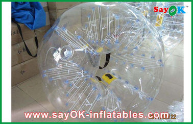 Boule gonflable de pare-chocs de corps de diamètre des jeux gonflables 0.6mm TPU 1.5m de sports de PVC