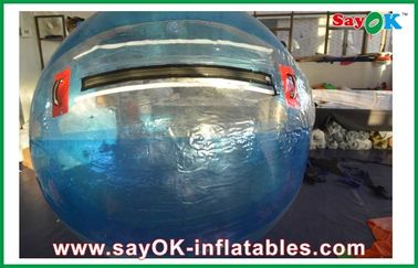 Boule de roulement gonflable de jeux de football de jeu de l'eau gonflable de PVC/TPU/boule de Zorb transparente