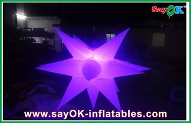 étoile gonflable de allumage menée gonflable Decoratiom de décoration de diamètre de 1.5m