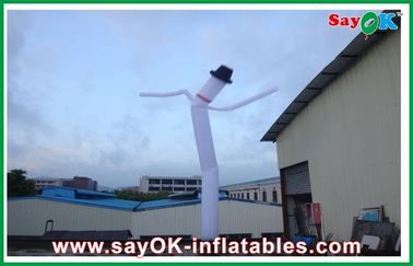 Onde ionosphérique gonflable géante extérieure de signe de publicité de danseur de conduit d'aération de PVC saluant l'homme de danse