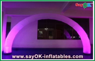 décoration de allumage menée gonflable de 3m, voûte d'entrée d'éclairage des événements LED