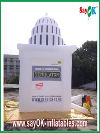 Produits gonflables faits sur commande de tour gonflable géante blanche pour la publicité