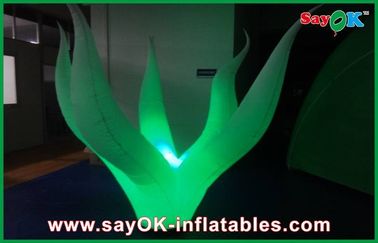 Décoration de allumage menée accrochante gonflable de forme de corail/la publicité de la lumière gonflable de LED
