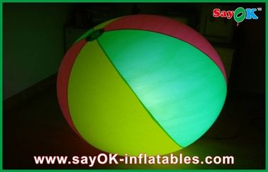 décoration gonflable d'éclairage de boule de diamètre d'événement de 2m avec l'éclairage de LED