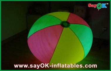 décoration gonflable d'éclairage de boule de diamètre d'événement de 2m avec l'éclairage de LED