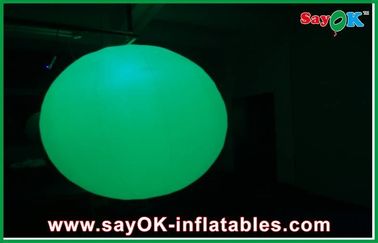 Décorations gonflables extérieures d'entreprise de location, lumière menée gonflable de boule arrondie