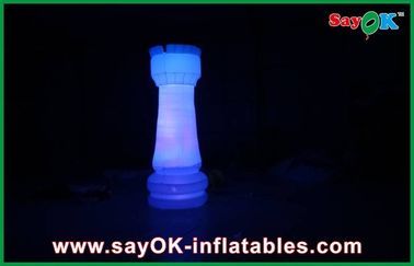 Décoration gonflable d'éclairage de pilier du diamètre 2m avec 16 couleurs différentes
