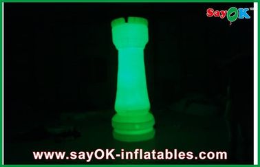 Décoration gonflable d'éclairage de pilier du diamètre 2m avec 16 couleurs différentes