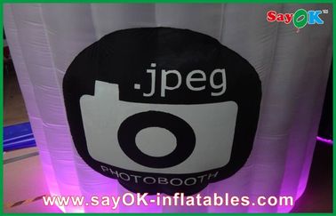 Tente de Photo-prise gonflable de petite de photo de cabine cabine gonflable portative de photo avec l'éclairage mené