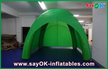 Tente de camping gonflable géante de bâche de la tente d'air de Sun de dôme de couverture de tente de vert solaire d'EnclosureExhibition/PVC