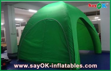 Tente de camping gonflable géante de bâche de la tente d'air de Sun de dôme de couverture de tente de vert solaire d'EnclosureExhibition/PVC