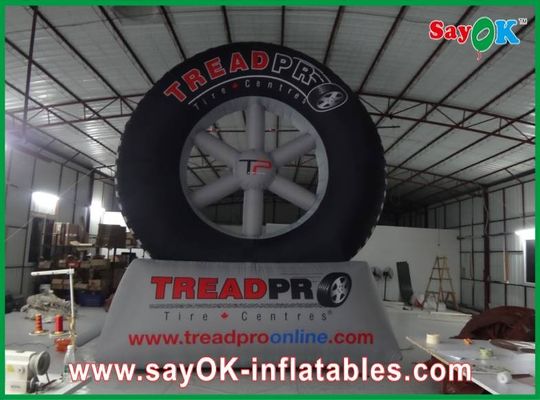 Dactylographiez à forme les produits gonflables faits sur commande avec l'impression de logo pour la publicité