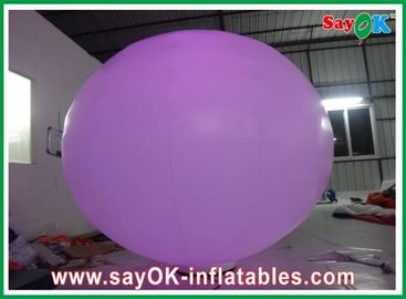 décoration gonflable d'éclairage de 2 mètres, ballon léger gonflable avec la boule moulue