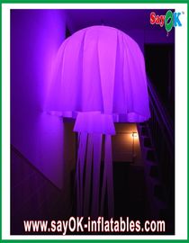 Décoration gonflable d'éclairage de noce/événements, méduse gonflable du tissu 190T en nylon