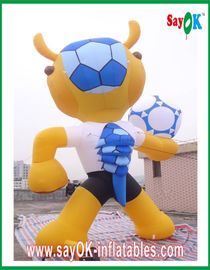 Jeux de sport personnages de dessins animés gonflables H3 - 8m PVC personnages de dessins animés de mascotte colorés pour les fêtes d'anniversaire