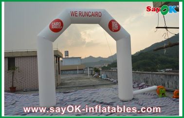Course gonflable par la voûte gonflable durable extérieure Logo Printing de PVC de tunnels 4m x 4m adaptés aux besoins du client