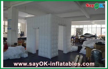 Studio souple de photo de photo de clôture gonflable de cabine/cabine gonflable de photo cérémonie de mariage avec 2 portes