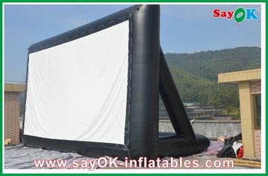 Écran gonflable de cinéma du tissu extérieur portatif TV de projection certificat de la CE de 6 x de 3m/GV