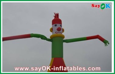 Danseur gonflable d'air de jambes de l'homme de publicité d'air deux, tissu gonflable de Rip Stop Nylon de clown