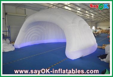 Tissu durable de dôme de tente de dôme géodésique de tente de camping du diamètre 5m de la tente gonflable gonflable extérieure 210D Oxford d'air